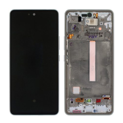 A-536 / A53 5G SAMSUNG GYÁRI LCD  / FEHÉR KERETES 